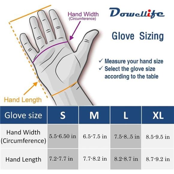 Dowellife Working Gloves for Men and Women, Cut Resistant Work Gloves - Picture 7 of 8